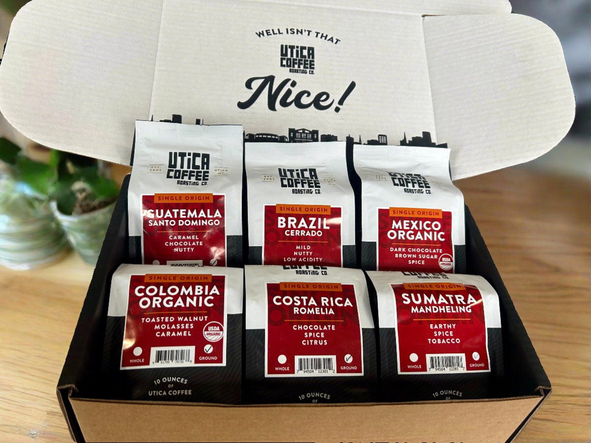 Around the World Gift Box Utica Coffee Roasting Co.