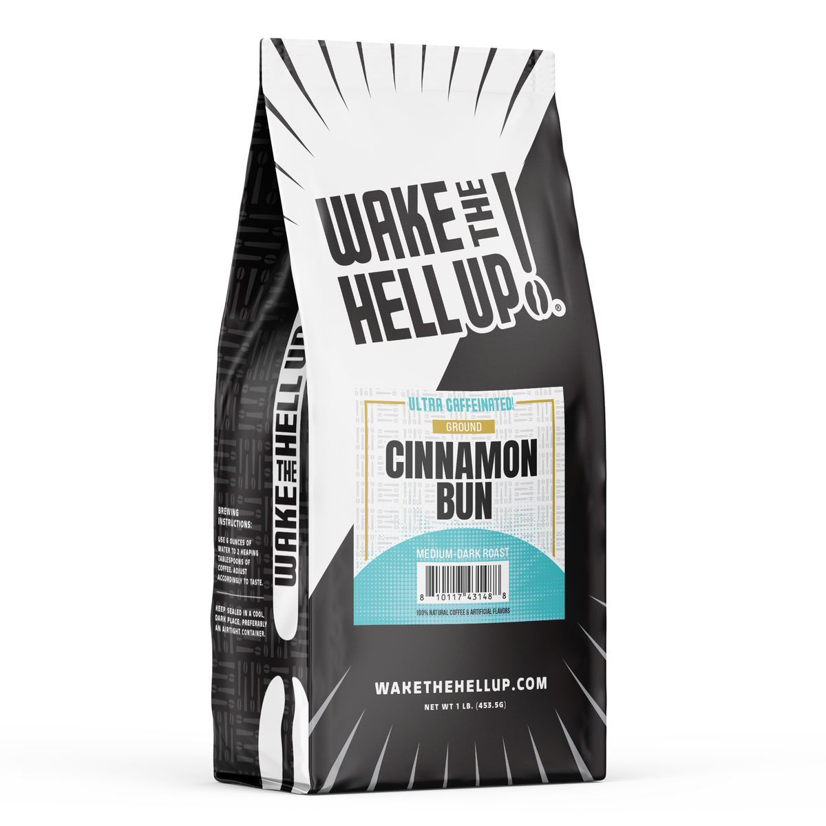 Wake The Hell Up! Cinnamon Bun Flavored Coffee – Utica Coffee