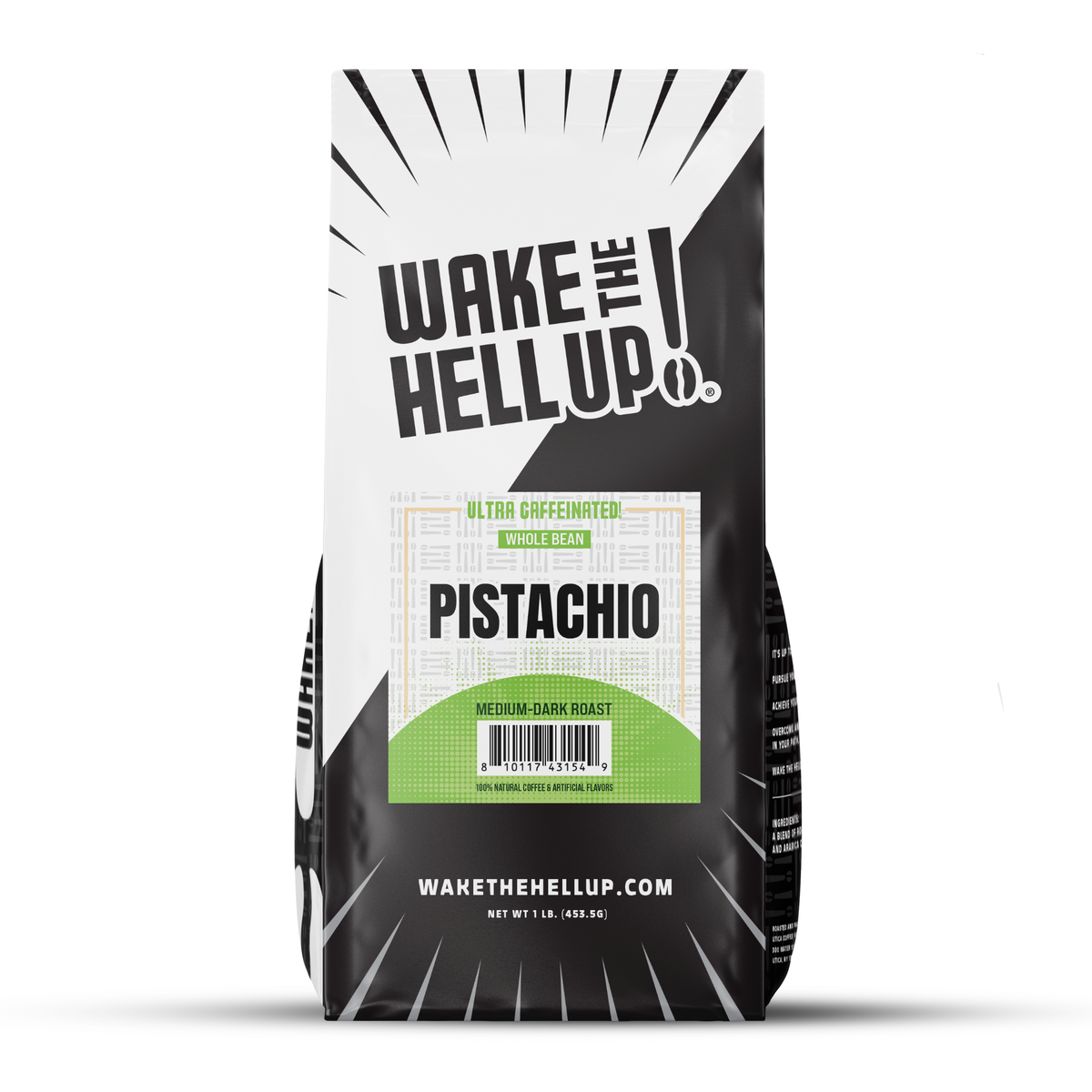 Wake The Hell Up! Pistachio Flavored Coffee – Utica Coffee