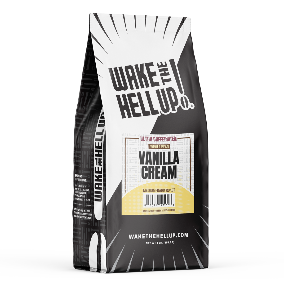 Wake The Hell Up! Vanilla Cream Flavored Coffee – Utica Coffee