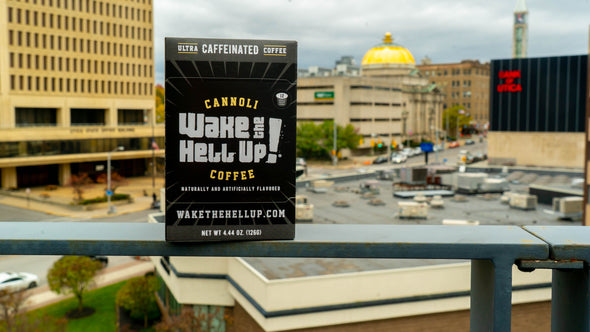 Wake The Hell Up!®️ Single Serve K-Cup Compatible Cannoli Flavored Pods - Utica Coffee Roasting Co.
