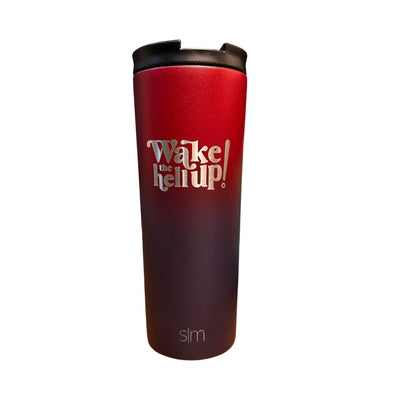 Wake The Hell Up! Mystic Moon Simple Modern Classic Tumbler