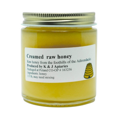 Original Creamed Raw Honey From K&J Apiaries