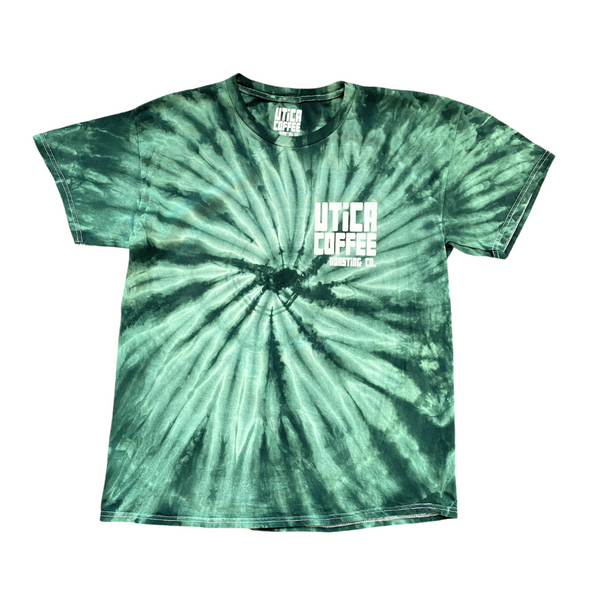 Utica Coffee Roasting "Take A Hike" Tie Dye Tee