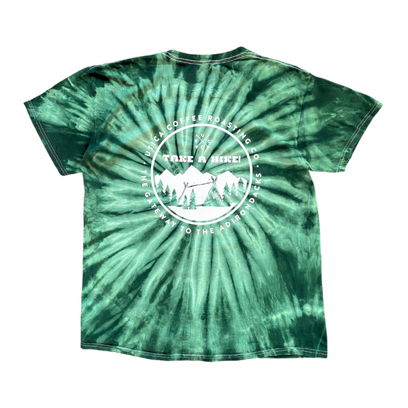 Utica Coffee Roasting "Take A Hike" Tie Dye Tee