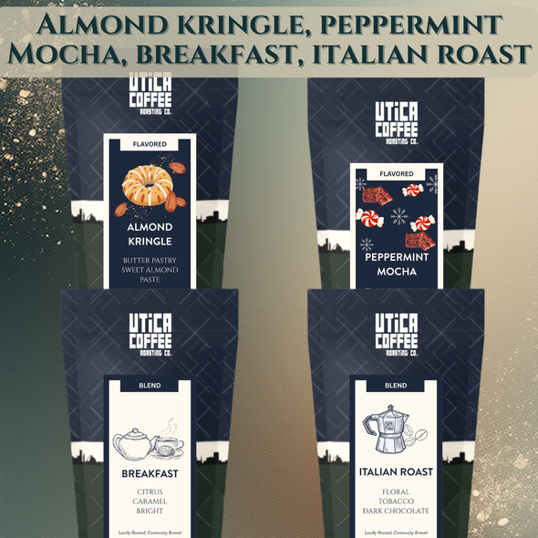 Clara French Press + 4 (3oz) Pk Sampler