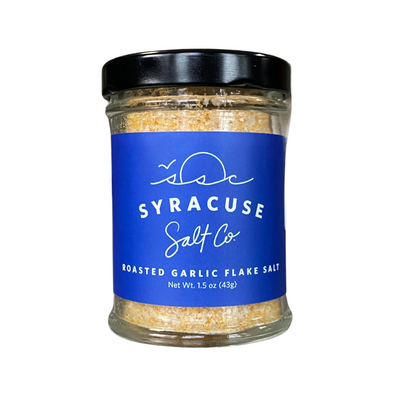 Roasted Garlic Flake Salt by Syracuse Salt Co.