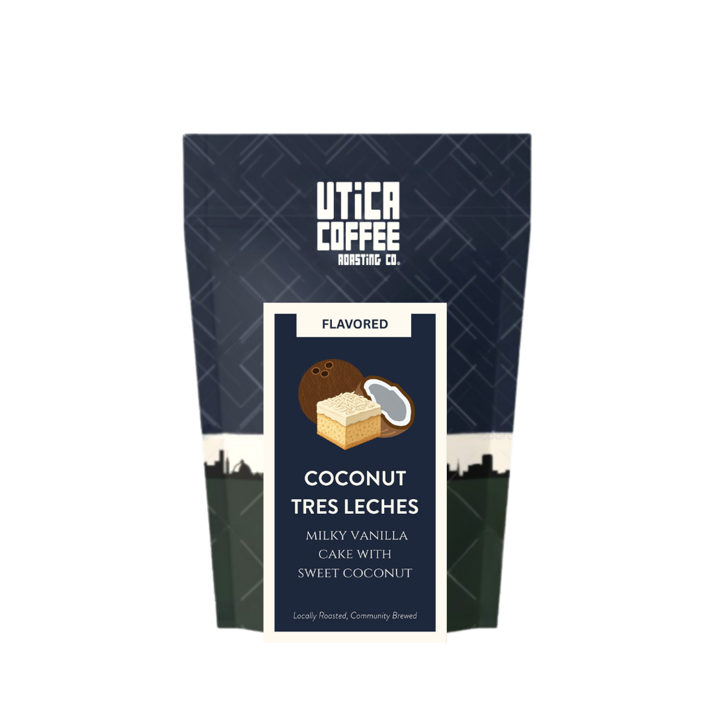 Coconut Tres Leches 3oz Sample – Utica Coffee Roasting Co.
