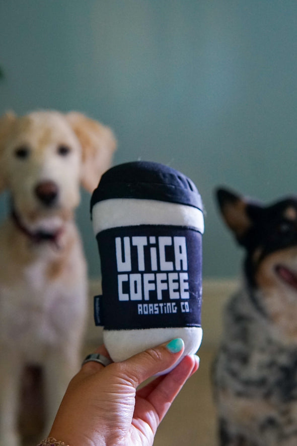 Utica Coffee Dog Toy