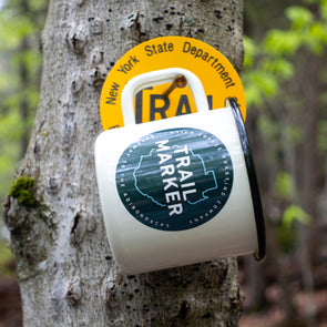 Trail Marker Enamel Mug