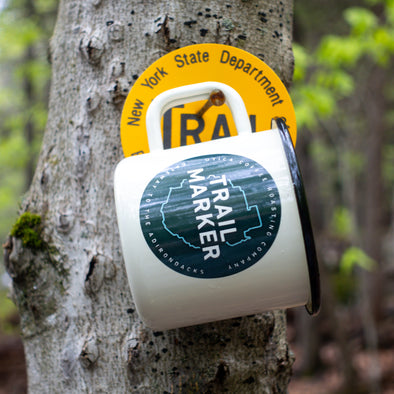 Trail Marker Enamel Mug