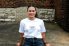 Utica Coffee White Logo Tee Shirt