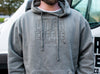 Embroidered Utica Coffee Hoodie
