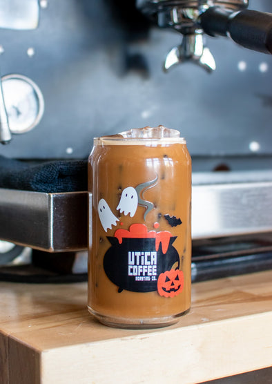 Halloween Soda Can Glass