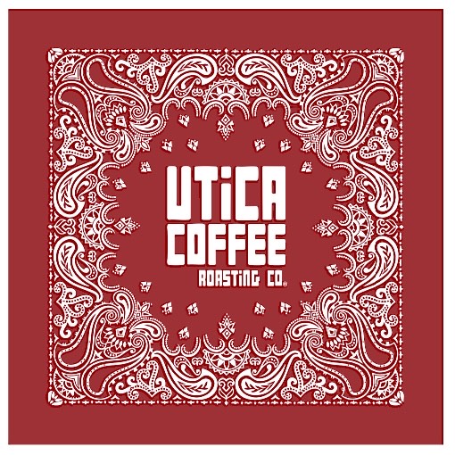 Utica Coffee Roasting Co. Red Bandana