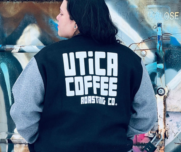 Utica Coffee Roasting Varsity Jacket