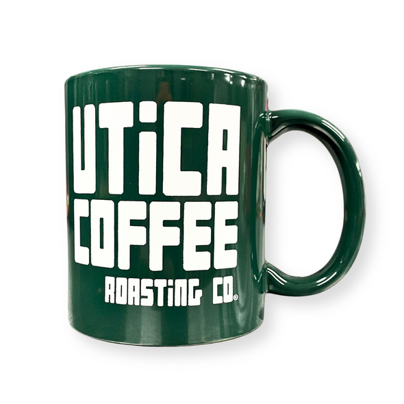 Utica Coffee x Wake the Hell Up! Limited Edition Green Mug