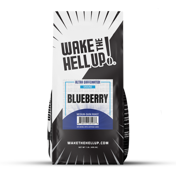 Wake The Hell Up! Blueberry Flavored Coffee – Utica Coffee