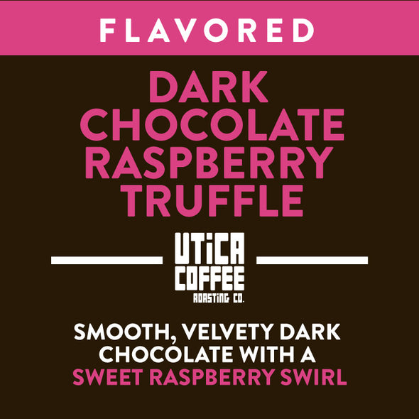 Dark Chocolate Raspberry Truffle - Utica Coffee Roasting Co.