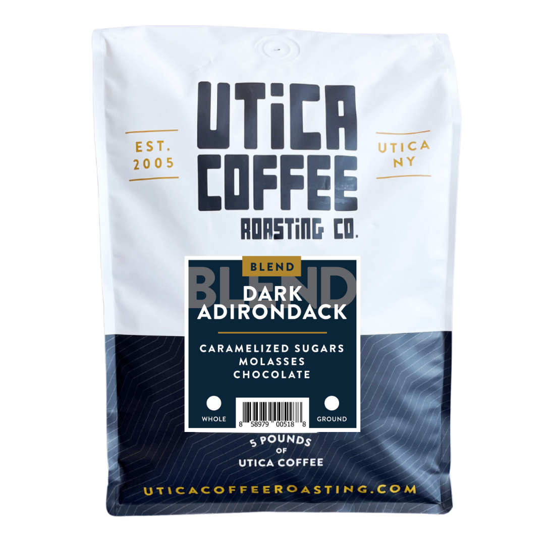 Dark Adirondack Coffee | Utica Coffee Roasting Co. Dark Adirondack Coffee | Utica Coffee Roasting Co.