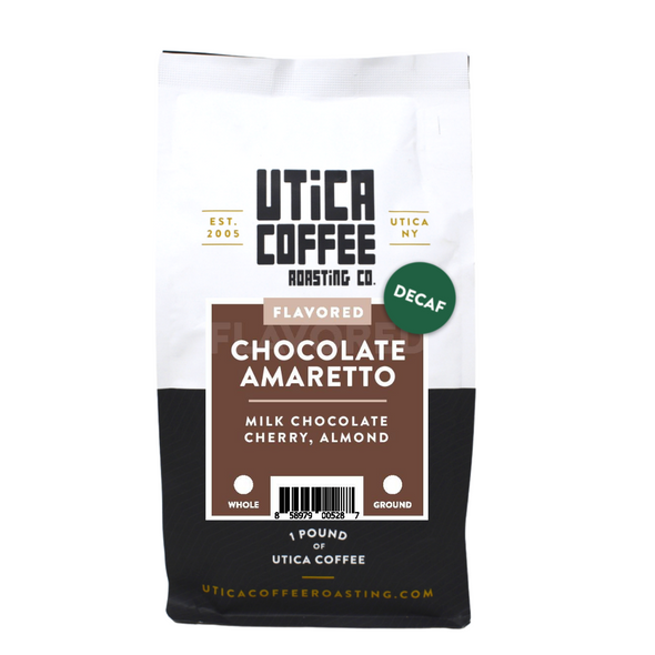 Decaf Chocolate Amaretto - Utica Coffee Roasting Co.