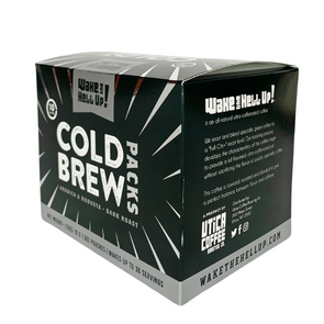 Wake The Hell Up! Cold Brew Pouches - Utica Coffee Roasting Co.