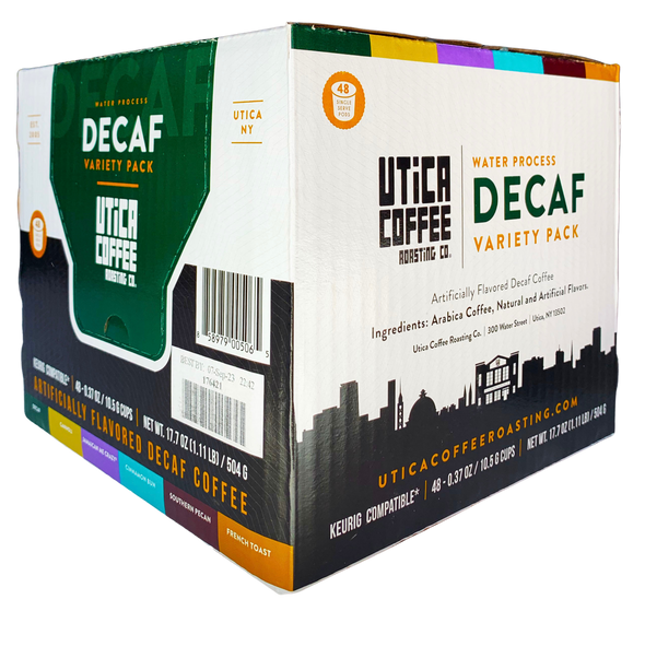 Utica Coffee Single Serve Decaf Variety Pack - Utica Coffee Roasting Co.