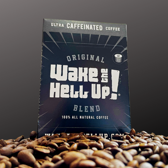 Wake The Hell Up!®️ Single Serve K-Cup Compatible Original Pods - Utica Coffee Roasting Co.