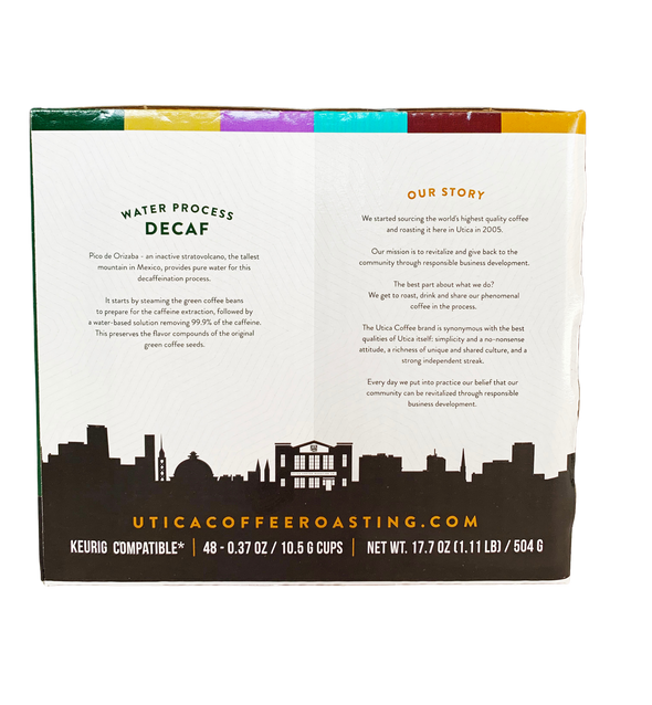 Utica Coffee Single Serve Decaf Variety Pack - Utica Coffee Roasting Co.