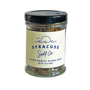Black Garlic Salt by Syracuse Salt Co. - Utica Coffee Roasting Co.