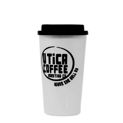 Utica Coffee Roasting Co. Simple Modern Travel Mugs- Perfect Mug For H